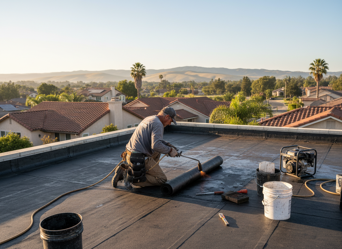 Flat Roof Repair in Oakley, OH